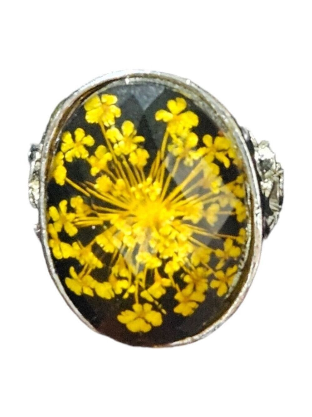 Unisex Unbranded Ring Size 10 Yellow Silver - Picture 3 of 6